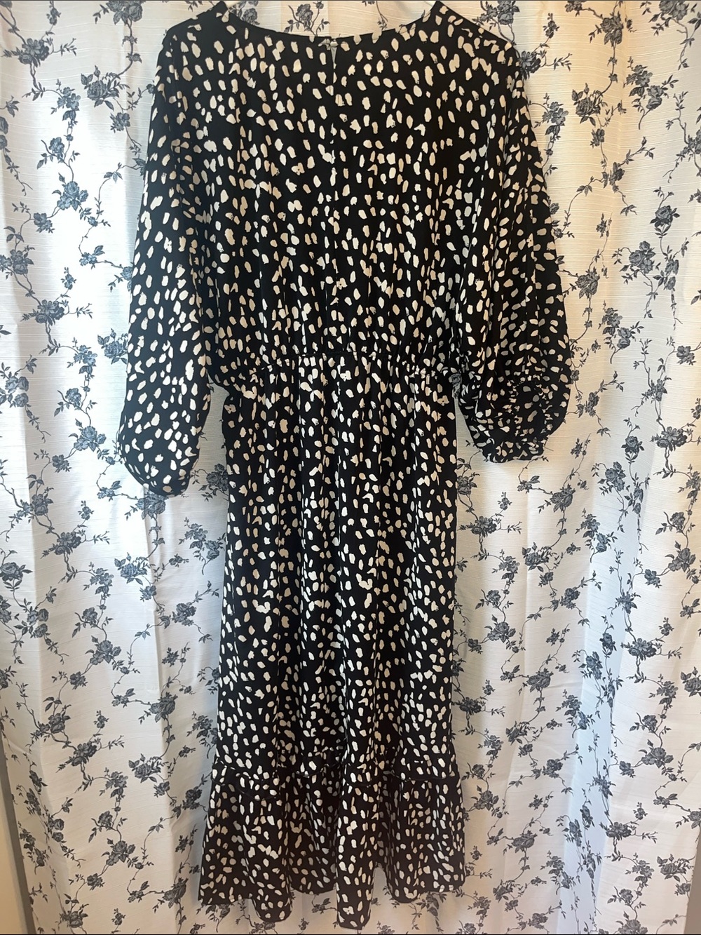 Umgee Leopard Print Asymmetrical Midi Dress - Picture 5 of 6
